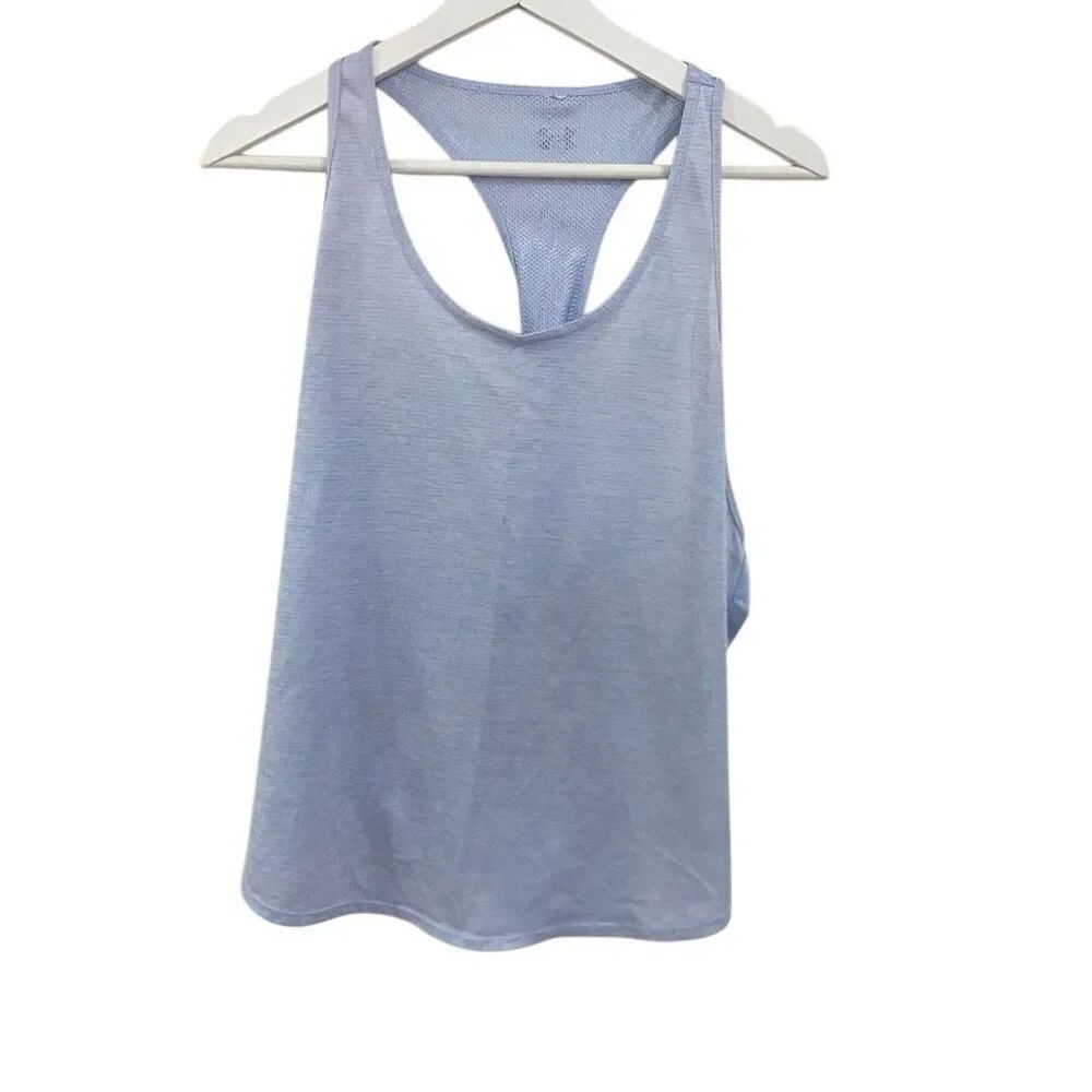 Under Armour vented, blue size large athletic tank top